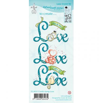 Leane Creatief Clear Stamps - Love